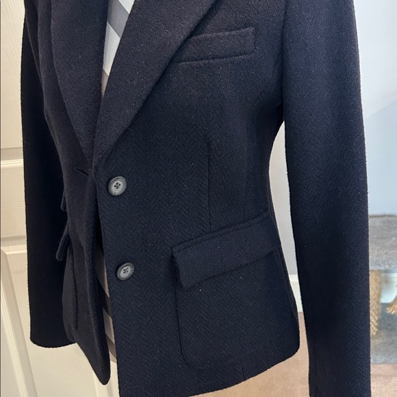 Tommy Hilfiger Navy Wool Blend Blazer NWOT - Picture 2 of 4